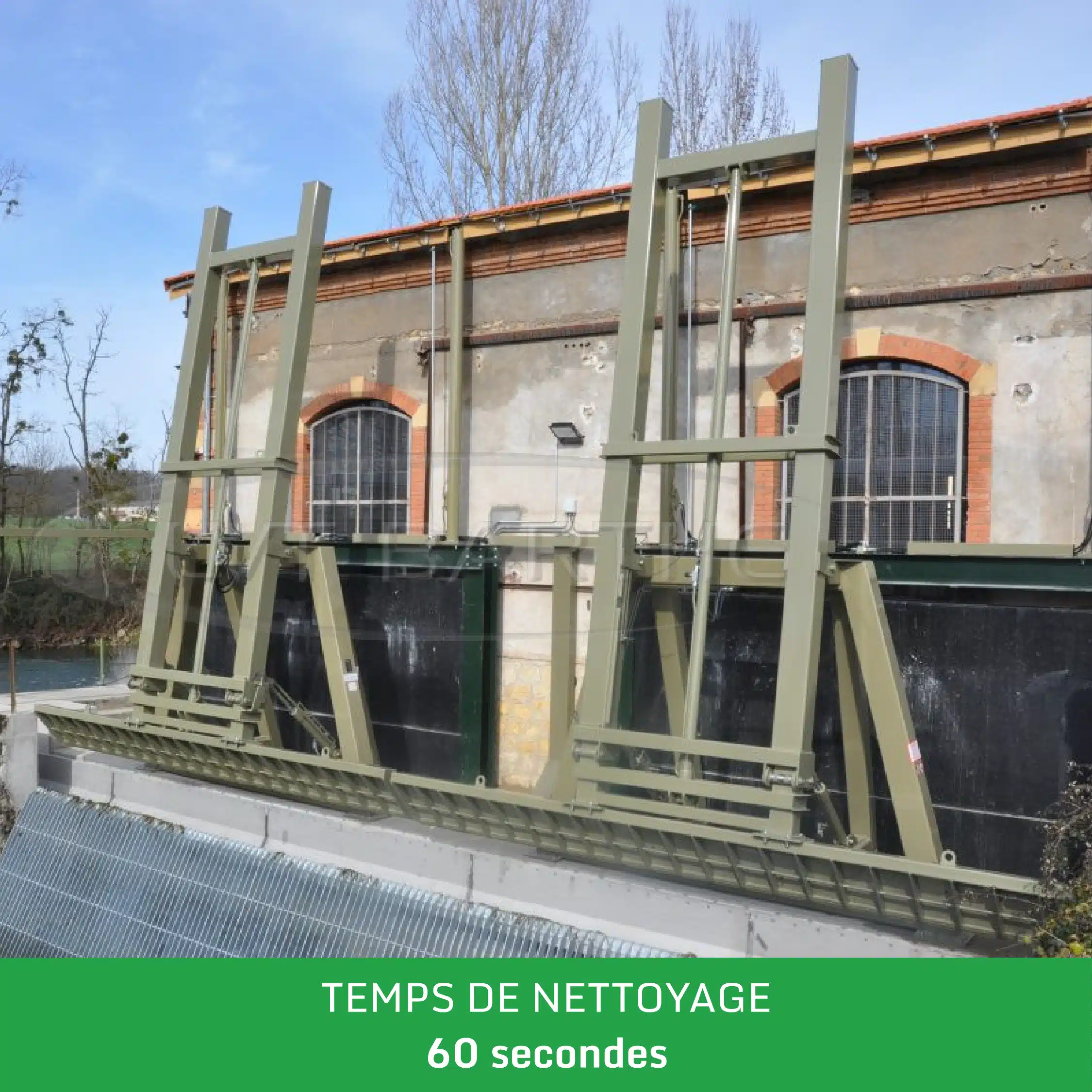 cycle de nettoyage en 60 secondes