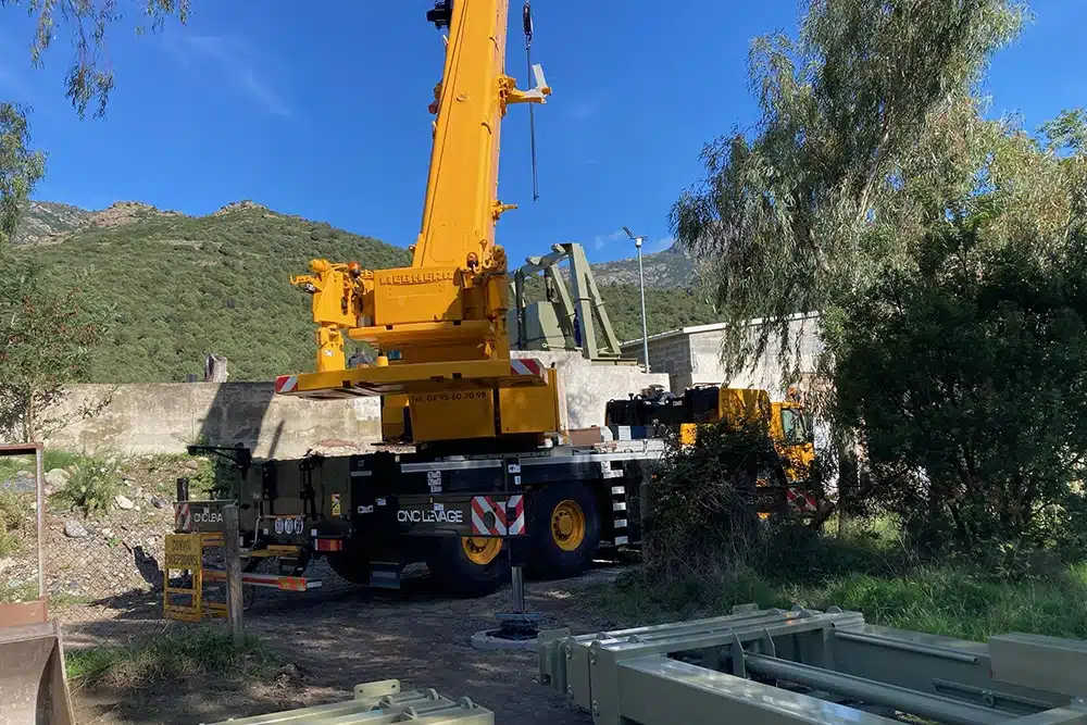 le dégrilleur par lvt barthe installation de deux dégrilleurs en Corse - 40 ans après, LVT BARTHE revient sur le même site 8